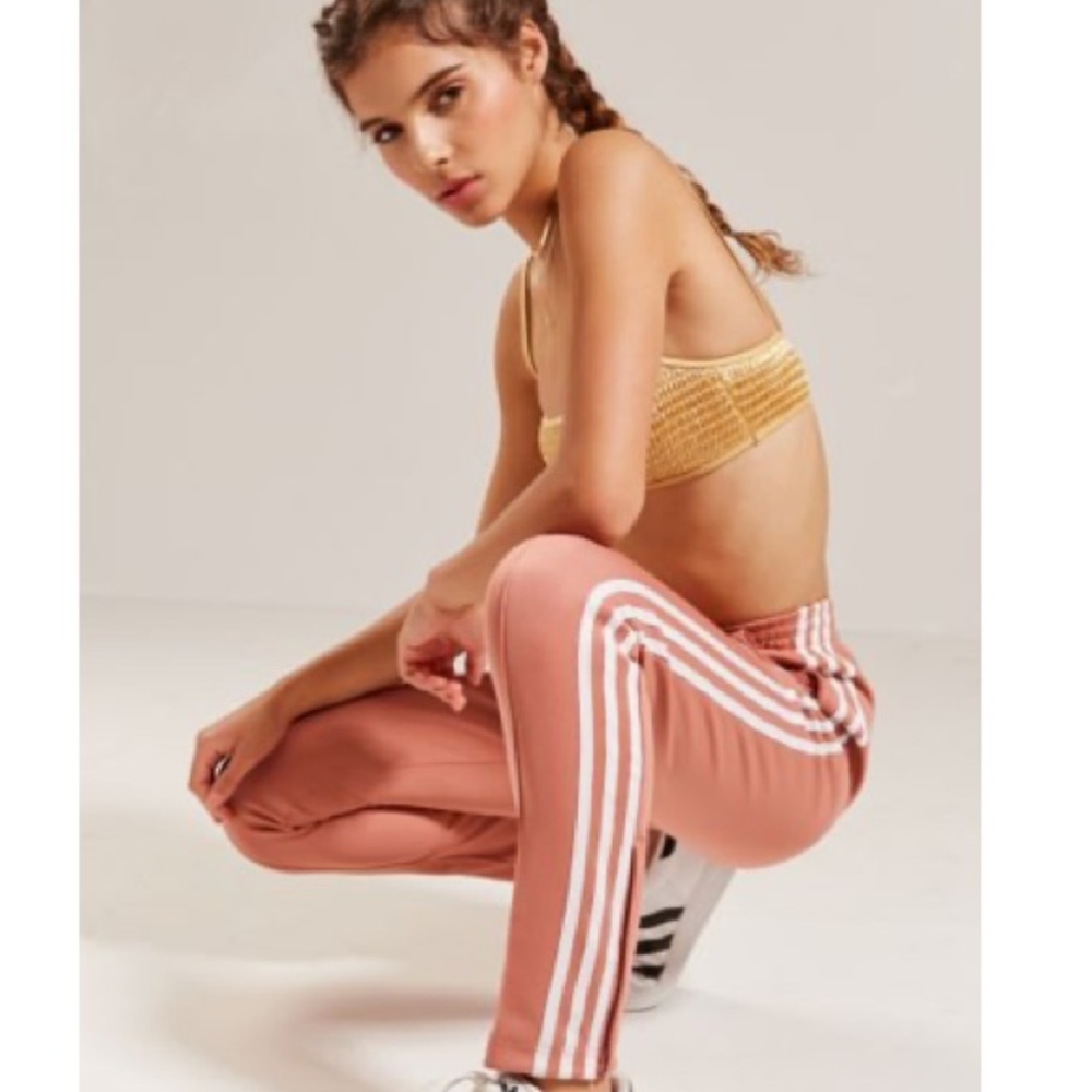 adidas Original Superstar Track Pant Rose